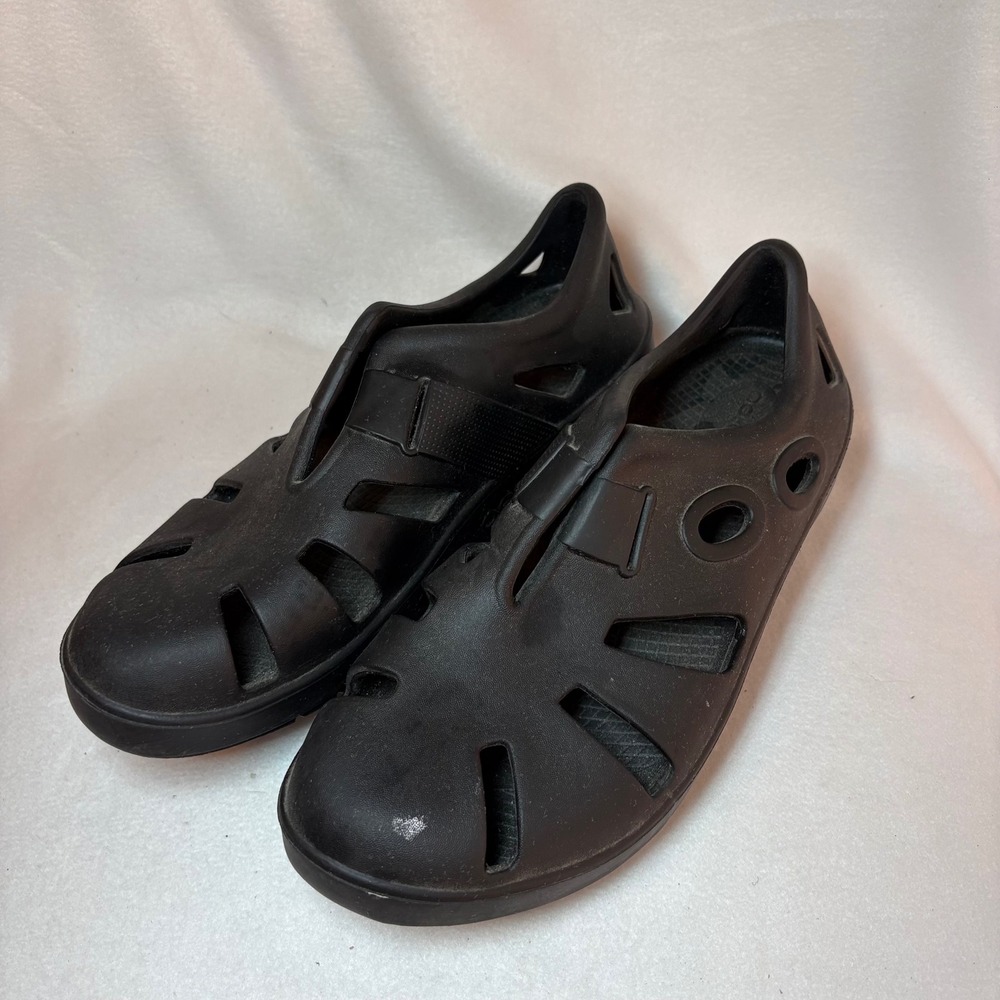 Oofos OOCloog Black Recovery Clogs Men 9 Women 11 EU 42 Comfort Slip On Shoes